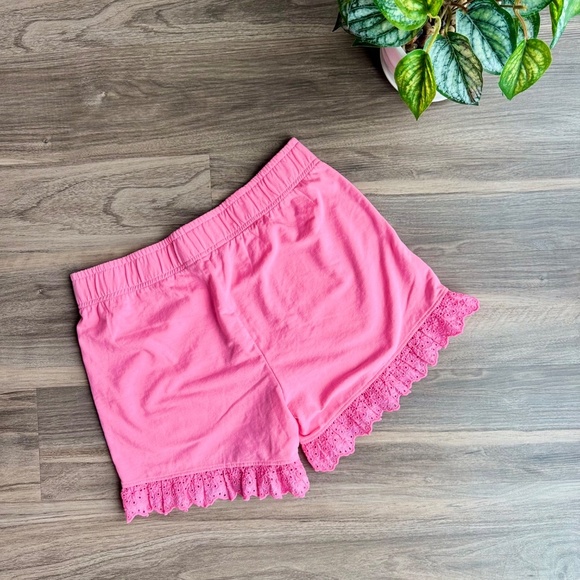 Lilly Pulitzer 5" Kylar Ruffle Hem Knit Shorts in Pink Shady – Size S - Picture 13 of 15